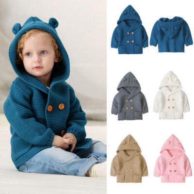 

Cute Baby Infant Girls Boys Autumn Spring Hooded Coat Cloak Jacket Warm Clothes