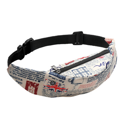 

Maison Fabre 3D Colorful Print Women Waist Bag Girls Fanny Packs Waterproof Travel Fanny Pack Mobile Phone Waist Pack Belt Bags