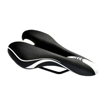 

Bike Silicone Cushion PU Leather Surface Silica Filled Gel Comfortable Hollow Cycling Seat Shockproof Bicycle Saddle