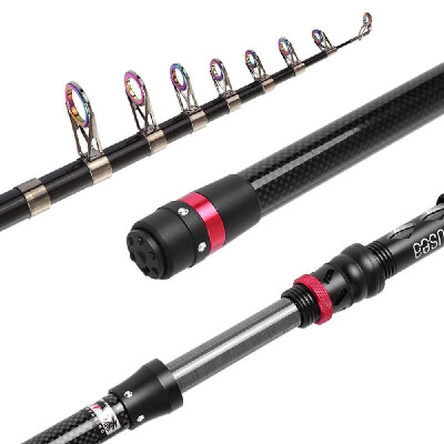 

Blusea Fishing Rod Super Light Telescopic Carbon Sea Fishing Rod Fishing Pole Tackle