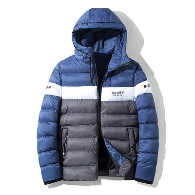 

Gobestart Mens Autumn Winter Hoodie Camouflage Warm Jacket Packable Light Top Quality Coat