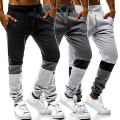 

Men Sport Pants Long Trousers Tracksuit Fitness Workout Joggers Gym Sweatpants