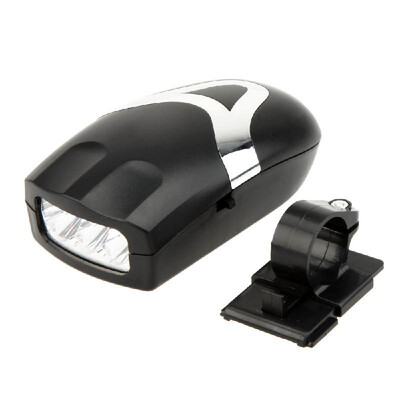 

Cycling Ultra Bright 3 LED Bicycle Bike Front White Head Light LampElectronic Bell Horn Hooter Siren