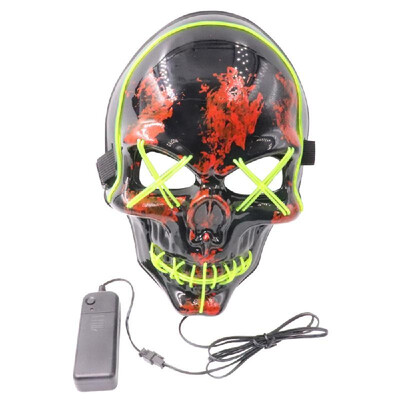 

Halloween LED Mask Cosplay Festival Masks Dark Night Light EL Line Light Mask Holiday Party Available Multicolor Optional