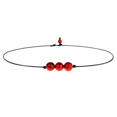 

2019 Handmade Shell Choker Necklace For Women Diy Black Leather Rope Necklace Female Simple Seashell Jewelry