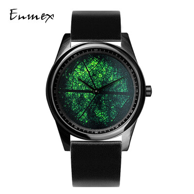 

Enmex oil painting texture creative vortex design cool style artistic temperament watch