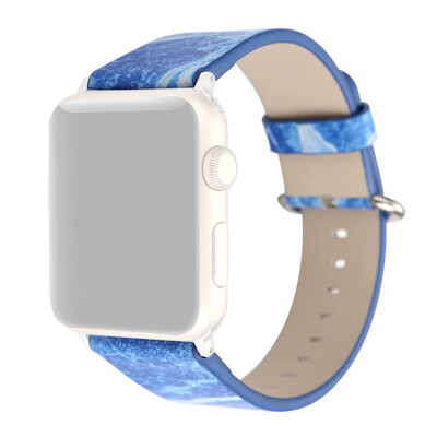 

〖Follure〗Marbling Leather Watch Wrist Strap Band For Apple iwatch 4 Smart Watch 44mm
