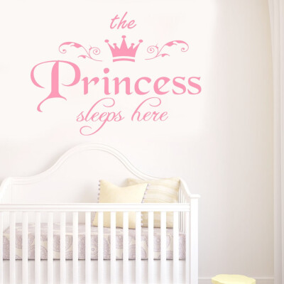 

〖Follure〗The Princess Decal Living Room Bedroom Vinyl Carving Wall Decal Sticker