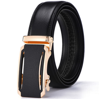 

New Mens Alloy Buckle Belts Leather Automatic Buckle Male Business Belts Casual Fashion Man Brand Belts