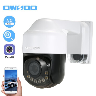 

OWSOO Wireless 1080P Security Camera IP Camera for Home Surveillance Outdoor Monitor with Cell Phone App Two Way Audio PTZ & Nigh