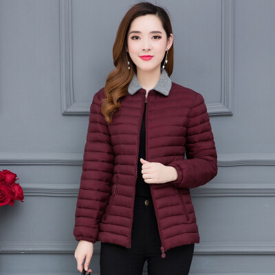 

Roseonmyhand Fashion Women Outerwear Long Sleeve Tops Solid Hooded Jackets Cotton-padded Coat