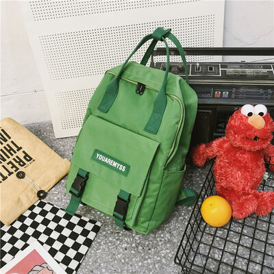 

Ins schoolbag female Korean version high school Baitao large capacity junior high school students college wind Shoulder Bag Backpa