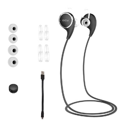 

QCY QY8 Sport Bluetooth Headset In-ear Wireless Stereo Bluetooth 41 EDR Headphone Music Earphone Hands-free with Microphone Whi