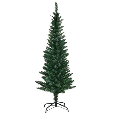 

PVC Artificial Slim Pencil Christmas Tree w Stand-9