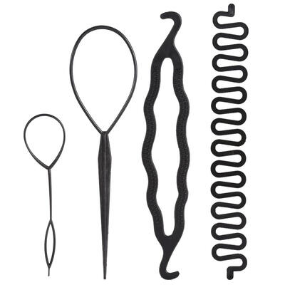 

Greensen 49PCS New Fashion Hair Bun Maker Braiding Styling Disk Twist Tools DIY Accessories 3Types