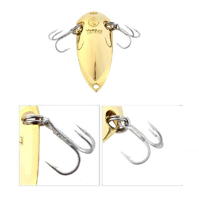 

YAPADA Spoon 001 10g 15g 20g 25g Zinc Alloy Hard Fishing Lure Holographic Cicada Shape Spoon Sequin Bait with Treble Hooks 6 Color