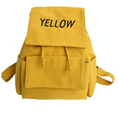 

Ancient sense of schoolbag Korean version of high school students with shoulder bags ins backpack