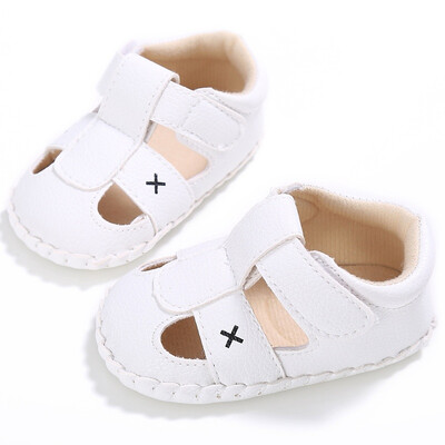 

2018 Newest Fashion high quality Baby Boys PU First Walker Toddlers Kids Cute Solid Color Shoes