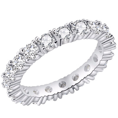 

2019 Luxury Brand Jewelry White Color Inlay Cubic Unique Shaped Ring For Women Wedding Engagement Beauty