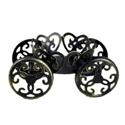

European Wrought Iron Hollow Candlestick Candle Holder Dessert Cake Stand