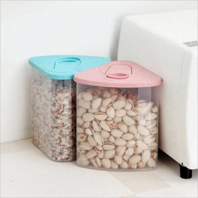 

Plastic Kitchen Food Cereal Grain Bean Rice Storage Box Container Box Cases