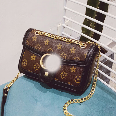 

Womens bag 2019 new bag female PU leather Korean fashion womens bag slung cool shoulder bag