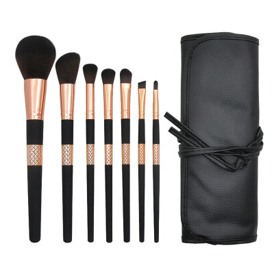 

〖Follure〗7Pcs Makeup Brush Set Cosmetic Tool Powder Cheek Eyeshadow Eyeliner Brow