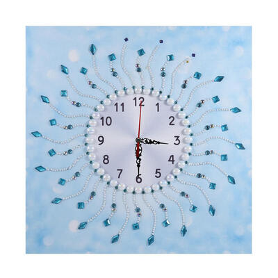 

DIY Special Shaped Diamond Painting Sun Wall Clock Crafts Home Art Decor