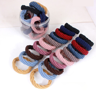 

20PCSSet Scrunchie Storage Box Packaging Bold High Elastic Towel Ring Hair Band Rubber Band Hair Accessories