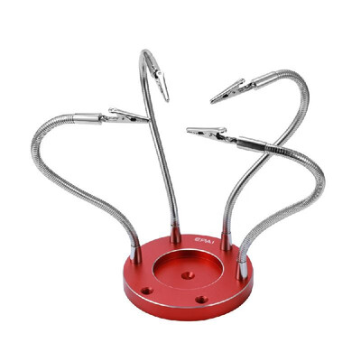 

Multifunctional Stainless Steel Soldering Helping Hands with 4pcs Flexible Arms for Circuit Board Welding Auxiliary Tools