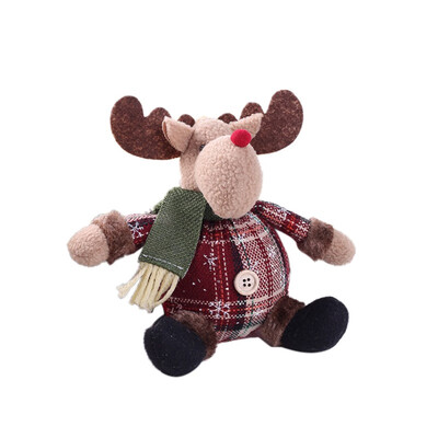 

Christmas Santa Claus Snowman Elk Ornaments Cartoon Doll Perfect for Holiday Home Bar Party Decor Gift Decorative