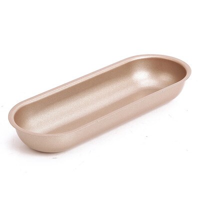 

Carbon Steel Hotdog Bread Mould Non Stick Bakeware 7 Inch Oval Cake Mold Kitchen Tool
