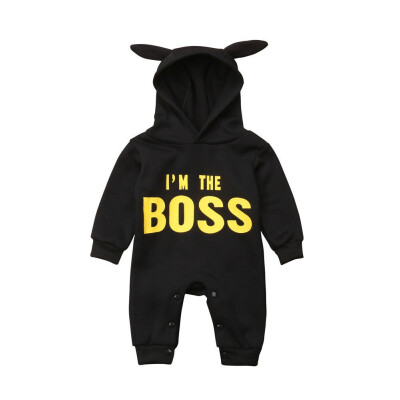 

Newborn Baby Infant Boys Girl Romper Hooded Jumpsuit Bodysuit Outfits Clothes