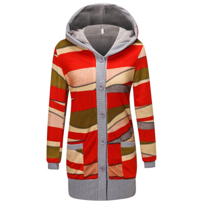 

Toponeto Womens Casual Fashion Print Winter Warm Parka Outwear Overcoat Outercoat Coat