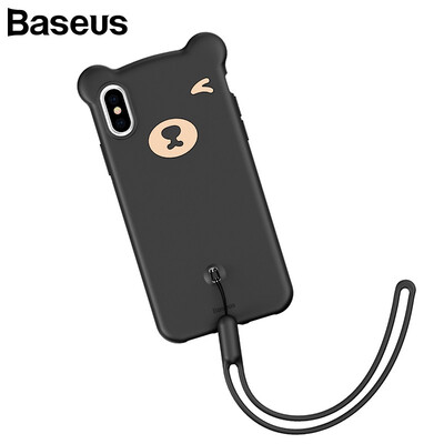 

Baseus Phone Case Cute Little Bear style for New iphone   Max Soft Silicone Case For iPhone XR Cover