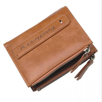 

2019 Men´s Leather Business Wallet with COINS POCKET Zipper Purse New