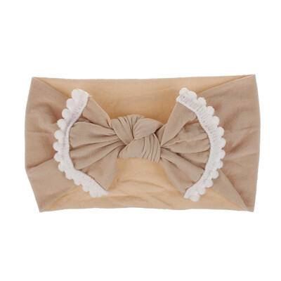 

SUNSIOM Soft Baby Girls Kids Toddler Bow Hairband Headband Turban Big Knot Head-Wrap