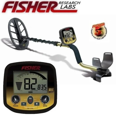 

FISHER RESEACH LABS Gold Bug Pro Gold Search Treasure Professional Underground Metal Detector Digger Long Distance Double Coin