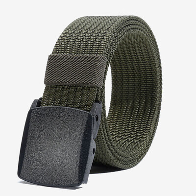

New Unisex belt high quality Nylon Plastic Automatic buckle Men belt casual trend Men&Women sport cowboy pants belt