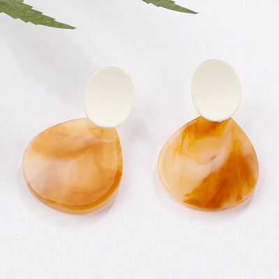 

Flashbuy Acrylic Drop water Geometric Statement Earrings for Women Resin Drop Earrings Pendientes Girls Jewelry Party Accessory