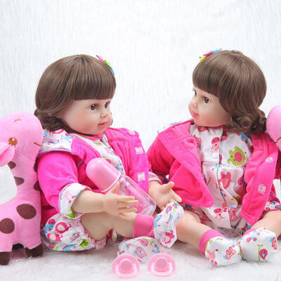 

24inch Reborn Baby Silicone Vinyl Dolls Handmade Realistic Lovely Baby Gift