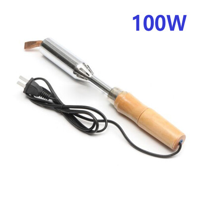 

Soldering Iron Welding Electronic Copper Chisel Wood Handle 100150200300W