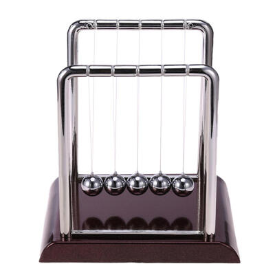 

Newtons Cradle Steel Balance Ball Physics Science Pendulum Desk Decor Toy