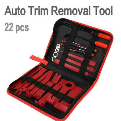 

22pcs Auto Car DIY Car Spray Repair Kit Radio Panel Interior Tool Lever Door Clip Panel Trim Dashboard Removal Tool Opening