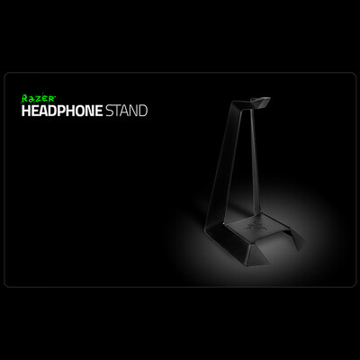 

Razer Headset Stand Headphone Support Holder Aluminum Supporting Base Non-Slip Rubber Base for Gaming Headsets Black