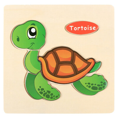 

Gotoamei Wooden Puzzle Educational Developmental Baby Kids Training Toy