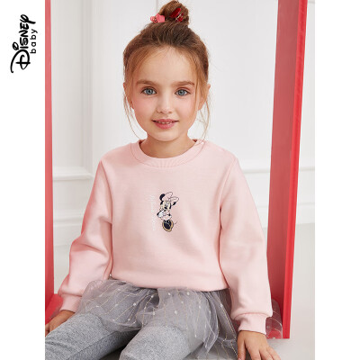 

Disney Disney Childrens Wear Girls Middle&Small Childrens Warm Thicken Not Flocked Sweater Jacket Bottoming Shirt Cute Baby Clothes 2019 Winter DA941EE03 Rouge Powder 130