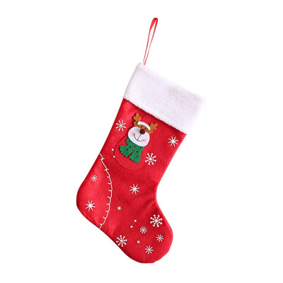 

Christmas Stocking Gift Bag With Hanging Rope Portable Cute Candy Bag Festive Party Supplies