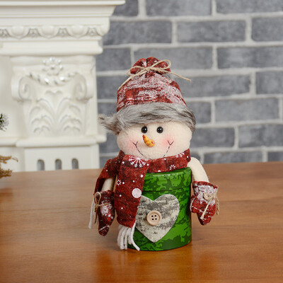 

Toponeto Child Kids Christmas Candy Jar Storage Bottle Santa Bag Sweet Christmas Box Gift