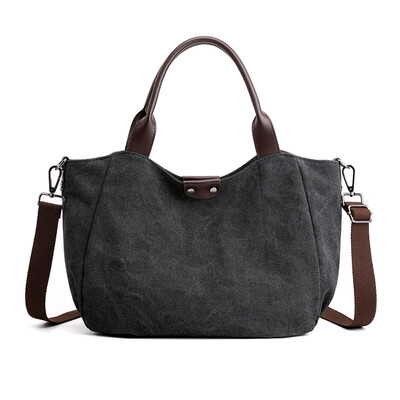 

Ins canvas womens single shoulder bag with large capacity leisure womens handbag slanting cloth bag